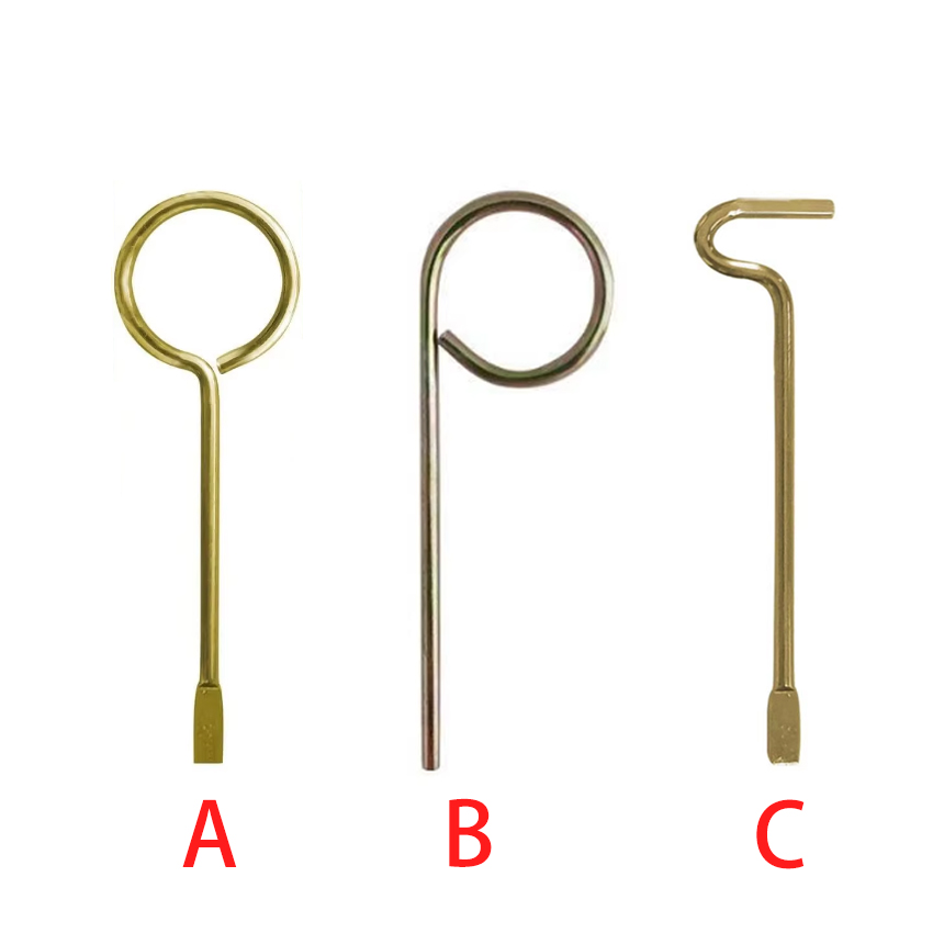 Dent Repair Puller - กุญแจฉุกเฉินสำหรับประตูห้องนอน/ห้องน้ำ 5 ชิ้น ใช้ได้กับกุญแจแบบคันโยกและลูกบิดภายในของควิกเซ็ต