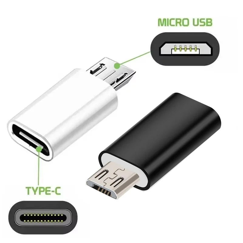 Transmission Jack Adapter - 1/2/3/4 ชิ้น USB ประเภท C หญิงถึงไมโครยูเอสบีอะแดปเตอร์สำหรับซัมซุง