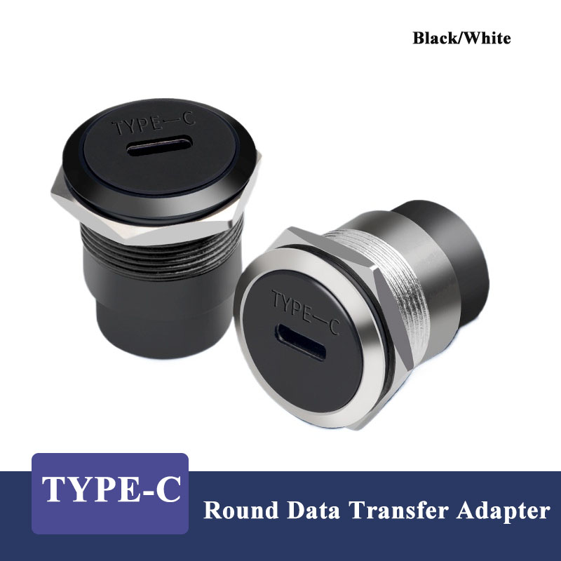Transmission Jack Adapter - TYPE-C อะแดปเตอร์โมดูลแบบวงกลม C-port USB ซ็อกเก็ต Double