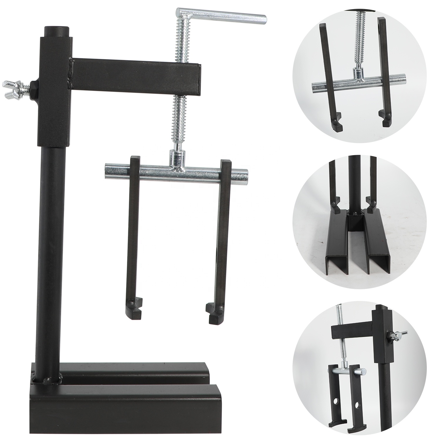 Spring Compressor Tool - เครื่องมือบีบสปริงดรัมคลัตช์อเนกประสงค์ T-0158 สำหรับงานหนัก ผลิตจากเหล็ก ใช้ได้กับรถยนต์ไครสเลอร์