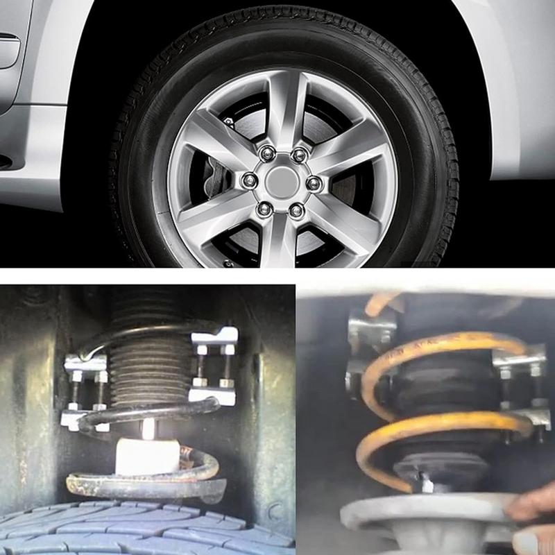 Spring Compressor Tool - สปริงคอมเพรสเซอร์คอยล์สปริง1-2นิ้วตัวหน่วงการสั่นสะเทือน2ชิ้นเครื่องมือปรับแต่งยานยนต์แบบแมนนวลสำหรับการกำจัดรถบรรทุกรถยนต์