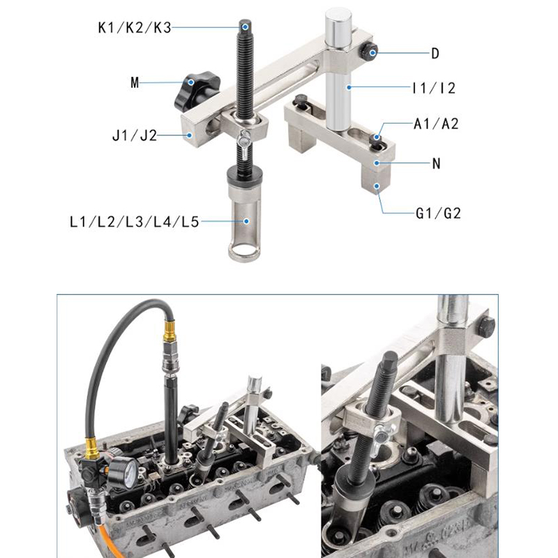 ชุดบริการหัวกุญแจชุดกล่องเครื่ - Spring Compressor Tool บทวิจารณ์และราคา