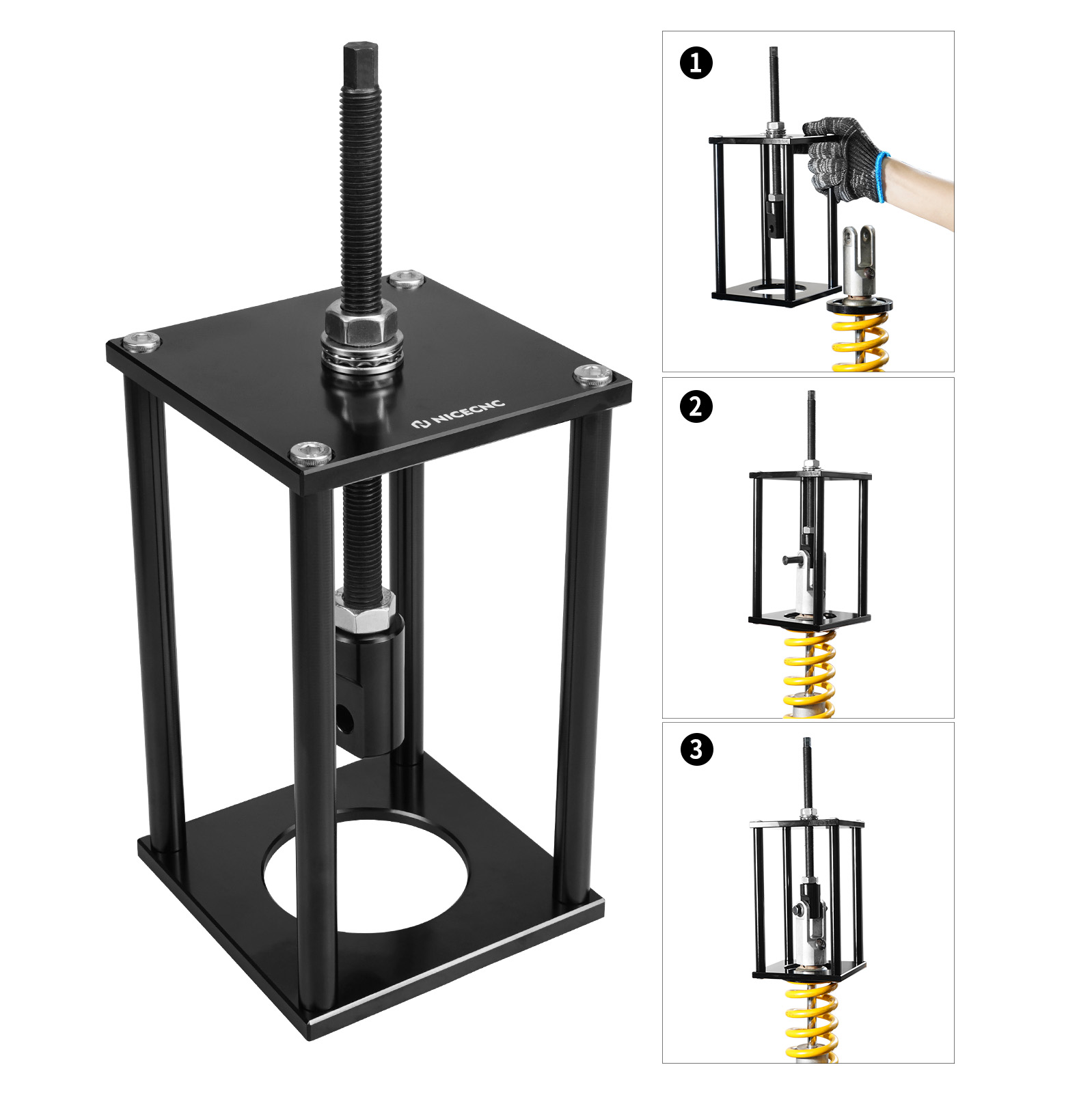 Suspension Shock ฤดูใบไม้ผลิคอ - Spring Compressor Tool บทวิจารณ์และราคา