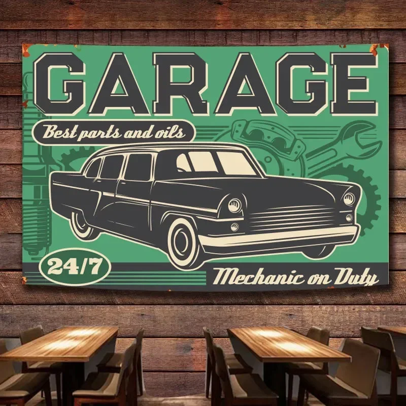 อะไหล่และน้ำมันคุณภาพดี โปสเตอ - Auto Repair Shop Banners บทวิจารณ์และราคา