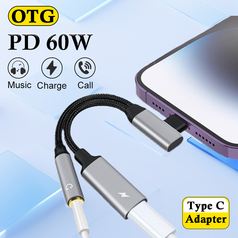 OTG 2 in 1 ข้อศอก USB ประเภท C - Transmission Jack Adapter บทวิจารณ์และราคา