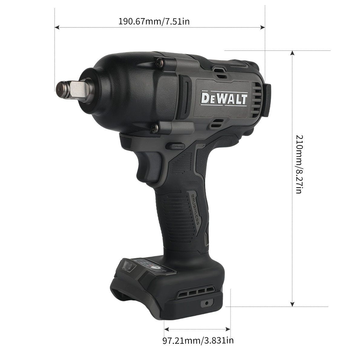 ประแจบล็อกไร้สาย DeWalt DCF99M - Torque Wrench Digital บทวิจารณ์และราคา